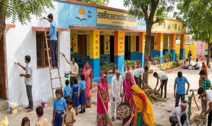 राजस्थान के सरकारी स्कूलों में दीपोत्सव से पहले होगा कायाकल्प, 3 नवंबर तक सफाई और मरम्मत के निर्देश