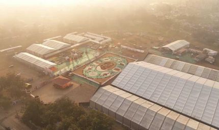 बस्तर के लालबाग में वनोपज से सजी 20,700 वर्गफीट की भव्य रंगोली ने रचा विश्व रिकॉर्ड, राष्ट्रपति  द्रौपदी मुर्मु ने किया अवलोकन