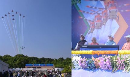 गंगा के ऊपर गरजा भारत का शौर्य, काशी के आसमान में गूंजा वायु शक्ति का उद्घोष