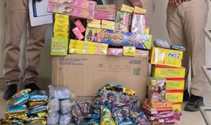 MP में अवैध पटाखों के भंडारण और बिक्री पर पुलिस की बड़ी कार्रवाई