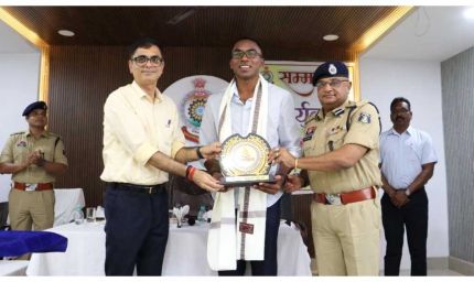 बस्तर के अनिमेष का दुनिया में बजा डंका, भारत के स्टार धावक को IG-SSP ने किया सम्मानित