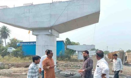 इंदौर के केलोदहाला ROB का काम धीमा, अब तक 40% निर्माण पूरा; रेलवे वाला हिस्सा अब भी अटका