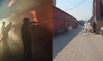 दीवाली से पहले पानीपत की फैक्ट्री में भीषण आग,  श्रमिक की जलकर मौत
