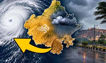 राजस्थान में चक्रवाती तूफान ‘अर्नब’ का असर, 29-30 अक्टूबर को आंधी-बारिश का येलो अलर्ट जारी