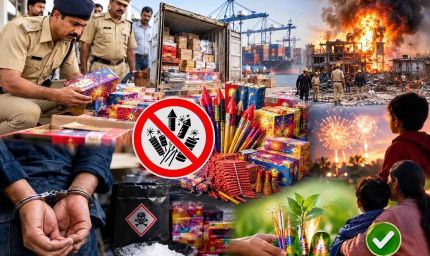 दीपावली से पहले PESO की सख्त चेतावनी, विदेशी पटाखे रखने-बेचने पर 3 साल की जेल और जुर्माना