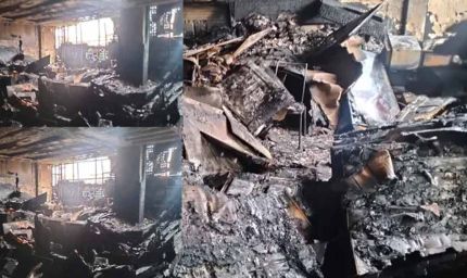 पलवल में इलेक्ट्रॉनिक्स शोरूम में भीषण आग, 2 करोड़ का सामान जलकर राख