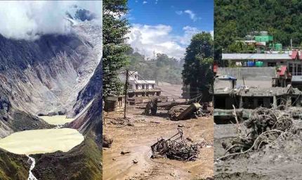भूटान की ग्लेशियर झील फटने का 5 साल पहले मिला था अलर्ट, बंगाल तक बाढ़ का खतरा