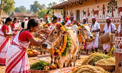 आदिवासी समाज 9 नवंबर को मनाएगा सोहराई पर्व, गाय-बैल समेत पशुधन की होगी विशेष पूजा