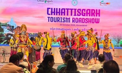 गुजरात में छत्तीसगढ़ पर्यटन की गूंज, अहमदाबाद रोड शो से पर्यटन और निवेश की नई संभावनाओं को मिला विस्तार