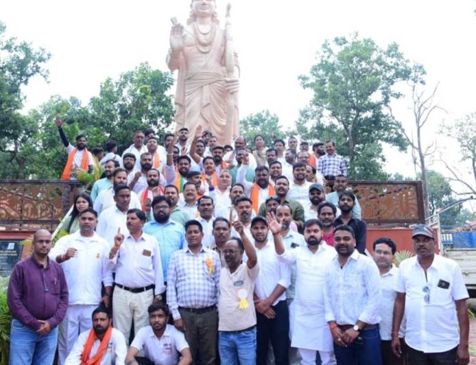 गुजरात से निकली बाइक रैली का उदयपुर में भव्य स्वागत, मंत्री राजेश अग्रवाल ने किया आत्मीय अभिनंदन