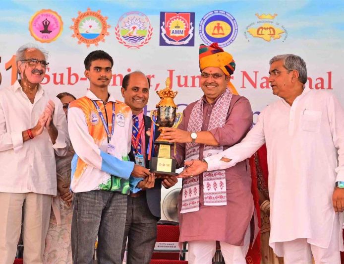 51वीं राष्ट्रीय योगासन चैंपियनशिप में गूंजा योग का संदेश, नशे से दूर रहने और योग अपनाने की अपील