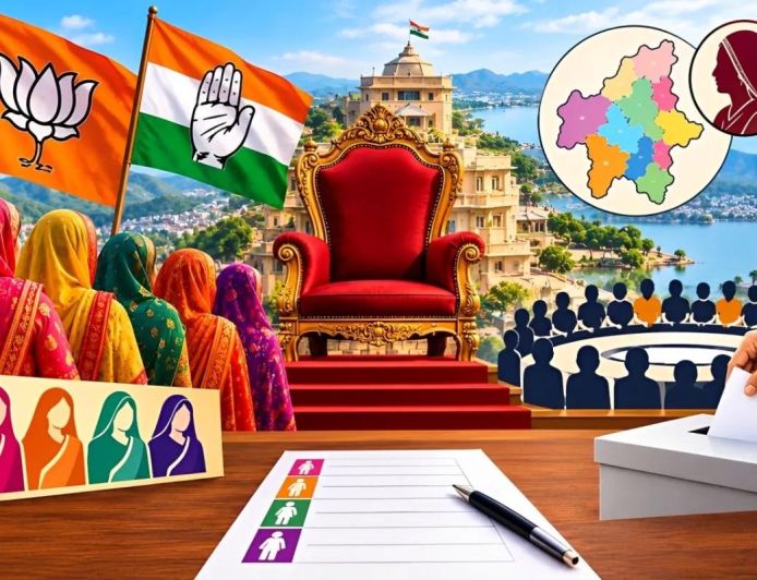 राजसमंद जिला परिषद चुनाव: 29 वार्डों के आरक्षण से बदले समीकरण, जिला प्रमुख की कुर्सी पर भाजपा-कांग्रेस की नजर