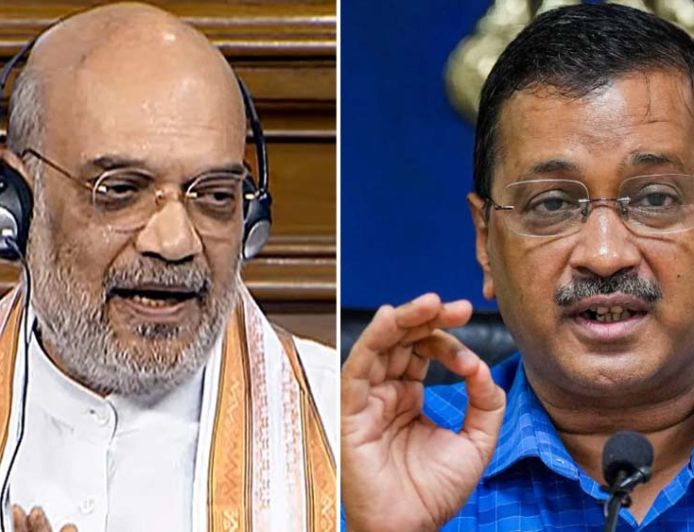 केजरीवाल का अमित शाह पर हमला, बोले- कानून-व्यवस्था संभलती नहीं, यहां देंगे ज्ञान