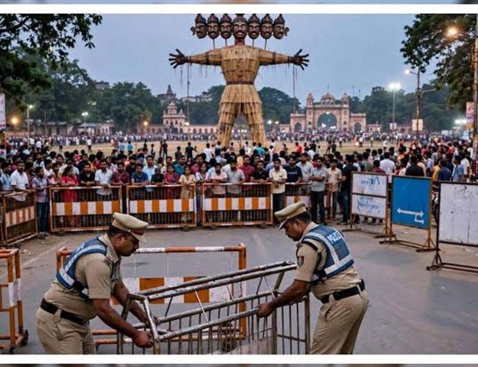 पटना में 20 अक्टूबर को रावण वध पर ट्रैफिक अलर्ट, सुबह 11 बजे से गांधी मैदान के रास्ते बंद