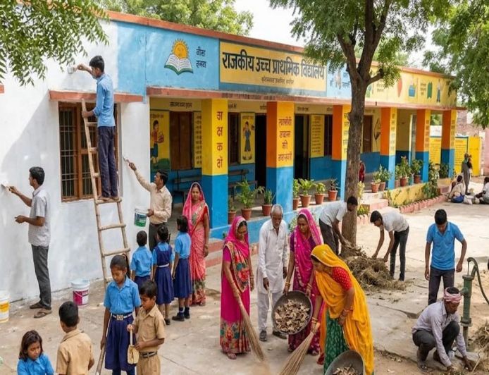 राजस्थान के सरकारी स्कूलों में दीपोत्सव से पहले होगा कायाकल्प, 3 नवंबर तक सफाई और मरम्मत के निर्देश