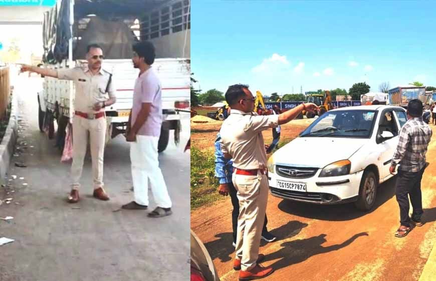 हादसों के ब्लैक स्पॉट पर परिवहन  विभाग की सख्ती