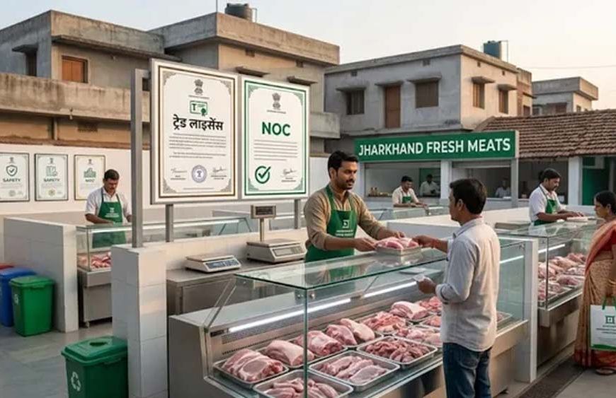 झारखंड में खुले में मीट बिक्री पर सख्ती, दुकानों के लिए नगर निकाय की NOC अनिवार्य