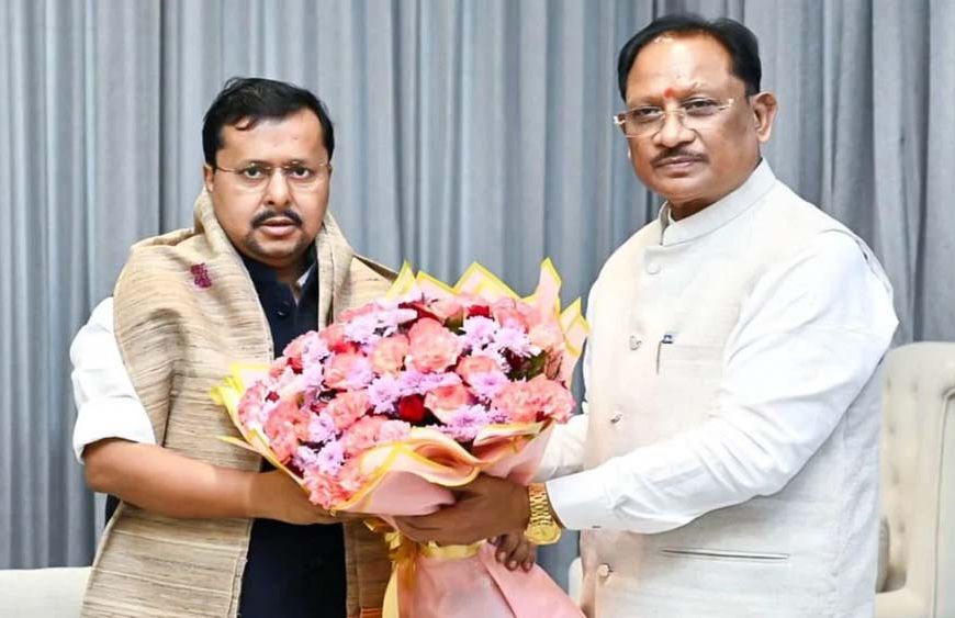 CM साय ने BJP राष्ट्रीय अध्यक्ष नितिन नबीन से की मुलाकात, कई मुद्दों पर हुई चर्चा