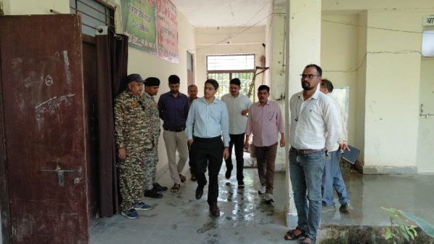 जन विश्वास अभियान अंतर्गत कलेक्टर ने किया ग्राम बरहद का भ्रमण