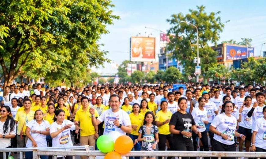 रायपुर में AGRATHON 4.0 का जोश, देशभर से पहुंचे धावकों ने लगाई दौड़