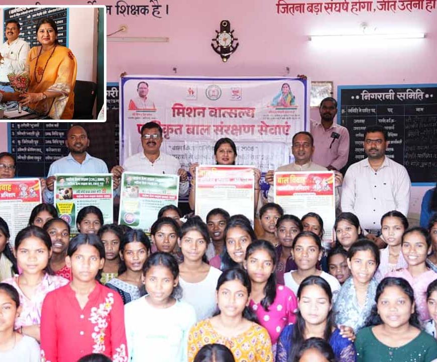 बालोद के आदिवासी कन्या छात्रावास का डॉ. वर्णिका शर्मा ने किया औचक निरीक्षण