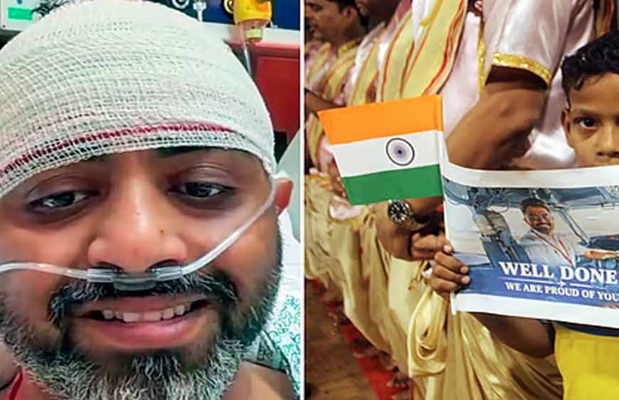 कैप्टन स्मित की हालत अब भी गंभीर, खोपड़ी में फ्रैक्चर और नजर पर असर; डॉक्टर दे रहे हेवी डोज दवाएं
