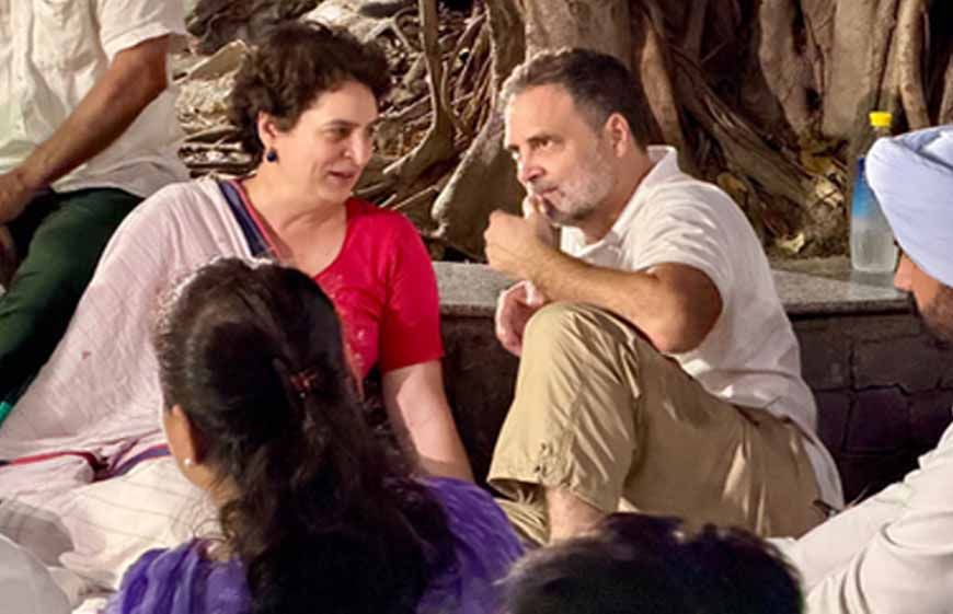 राहुल गांधी-प्रियंका गांधी के खिलाफ FIR दर्ज, आकाशवाणी में जबरन घुसने का आरोप