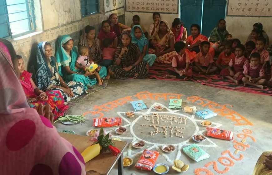 आंगन मिलन सेवा सूरजपुर के आंगनबाड़ी केंद्रों में सजी पोषण और खुशियों की चौपाल