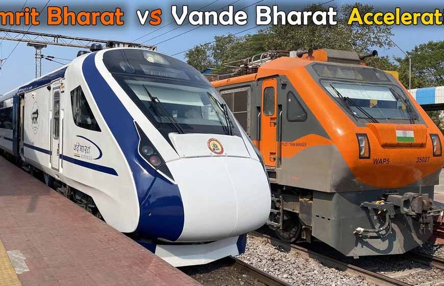 Vande Bharat vs Amrit Bharat: किराया, दरवाजे और स्पीड से लेकर जानें दोनों ट्रेनों के 5 बड़े अंतर