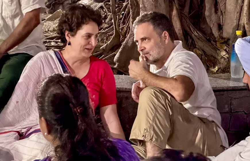 पुलिस से धक्का-मुक्की के आरोप में राहुल-प्रियंका समेत कई कांग्रेस नेताओं पर FIR, प्रदर्शन के दौरान हुआ विवाद