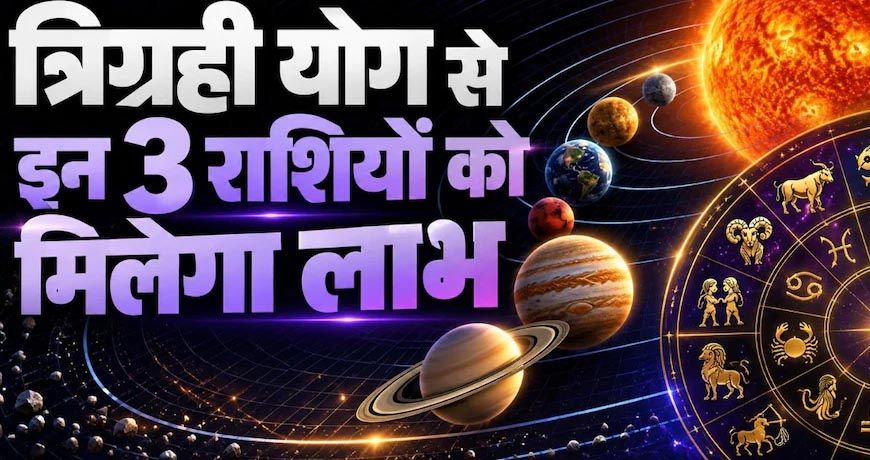 17 अक्टूबर को बनेगा त्रिग्रही योग, इन 3 राशियों की चमकेगी किस्मत; धन-करियर में होगा बड़ा लाभ