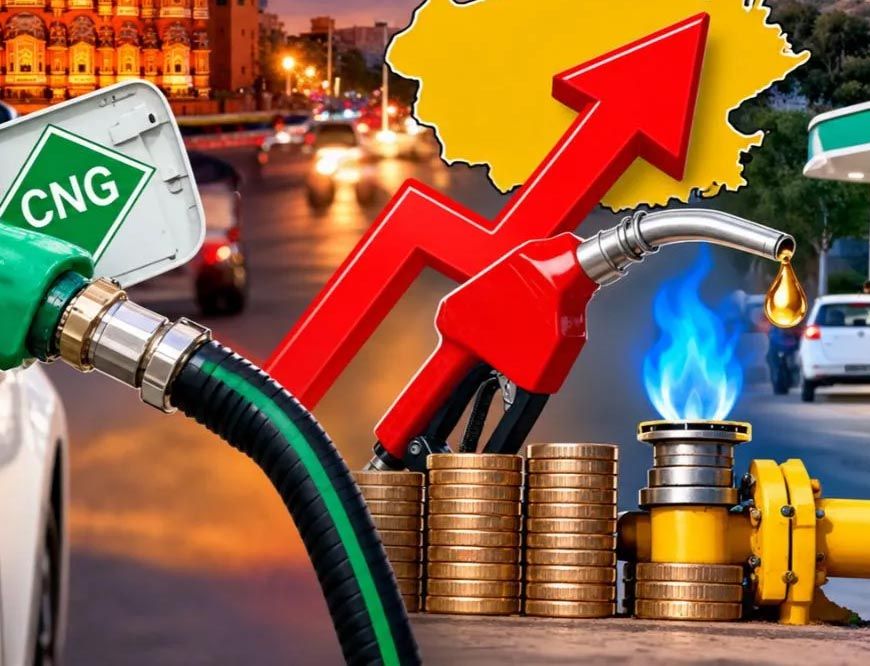 Rajasthan CNG-PNG Price Hike: महंगाई का झटका! आधी रात से बढ़े CNG-PNG के दाम, जानें नए रेट