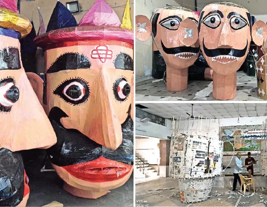 हरियाणा में गंगा-जमुनी तहजीब की मिसाल, 126 साल से मुस्लिम परिवार बना रहा रावण के पुतले
