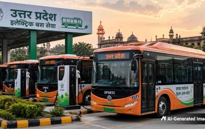 योगी कैबिनेट का फैसला: 18 शहरों में चलेंगी 1,725 एसी इलेक्ट्रिक बसें