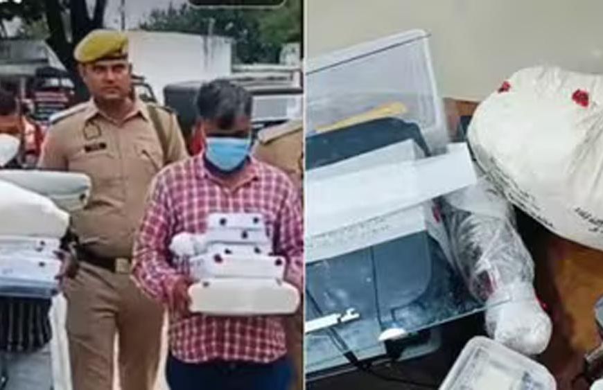 बदायूं में नकली नोट छापने वाले दो आरोपी गिरफ्तार, 1.57 लाख के जाली नोट और मशीनरी बरामद