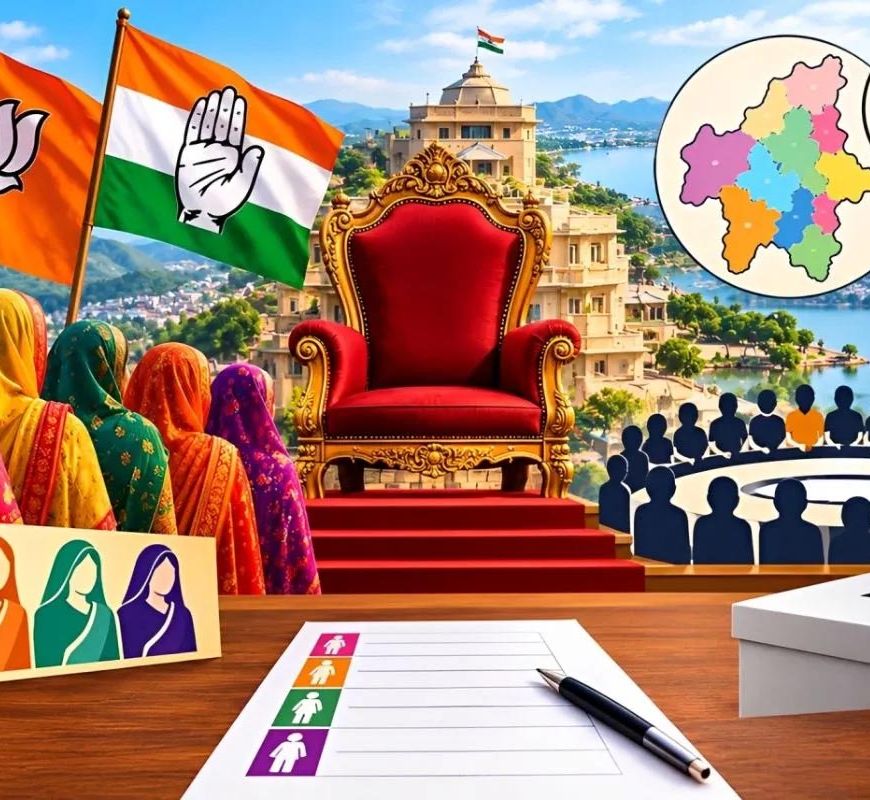 राजसमंद जिला परिषद चुनाव: 29 वार्डों के आरक्षण से बदले समीकरण, जिला प्रमुख की कुर्सी पर भाजपा-कांग्रेस की नजर