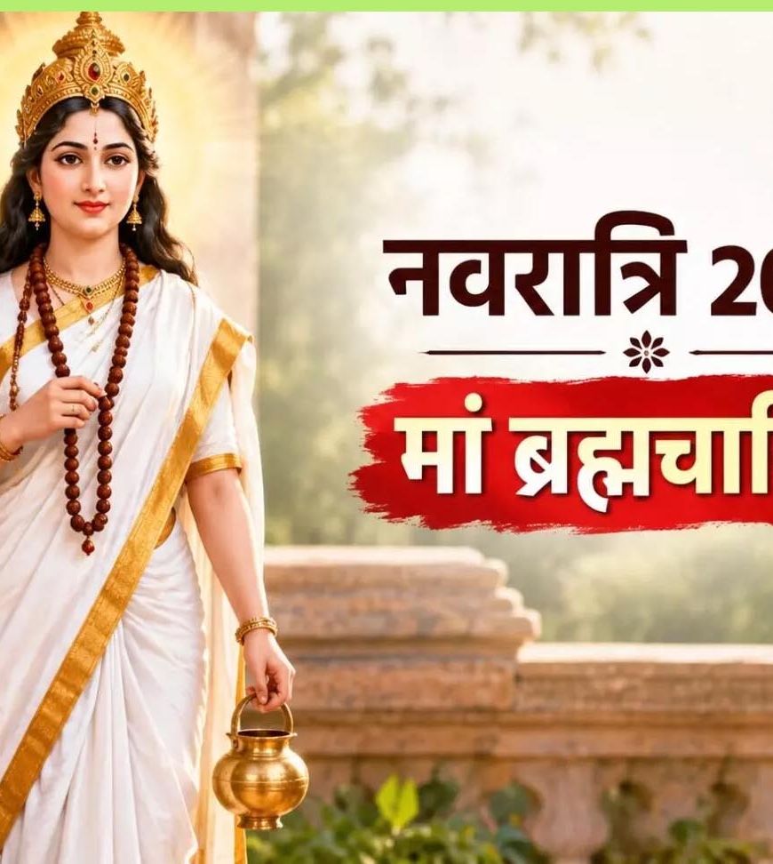 शारदीय नवरात्रि के दूसरे दिन मां ब्रह्मचारिणी की पूजा, जानें प्रिय भोग और धार्मिक महत्व