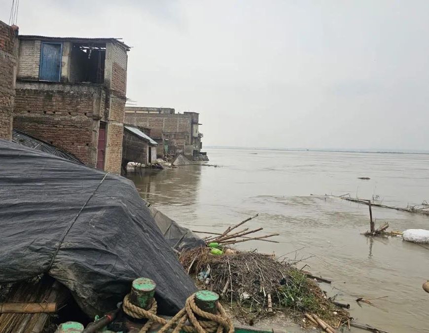 भागलपुर में गंगा का कहर, 65 परिवारों के घर नदी में समाए; बेघर लोगों ने सरकार से मांगा मुआवजा