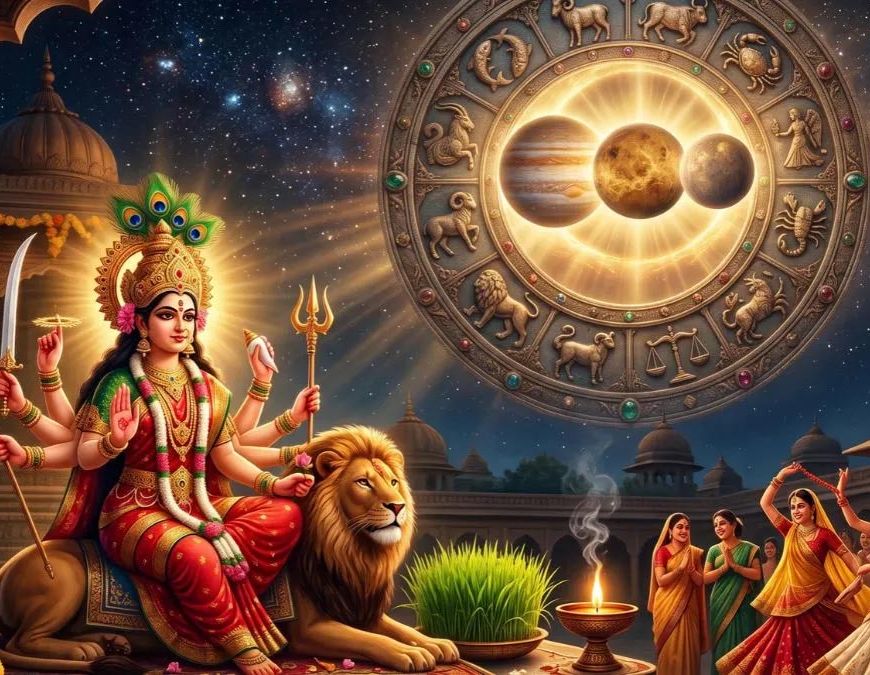 शारदीय नवरात्रि में 100 साल बाद दुर्लभ योग? इन 3 राशियों की चमक सकती है किस्मत