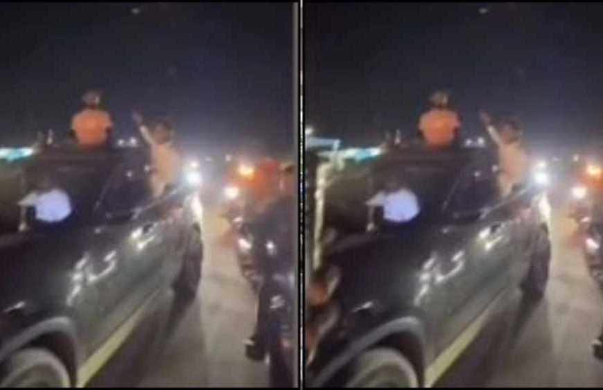 जेल से जमानत पर छूटते ही निकाला काफिला, 8 किमी तक थम गई वाहनों की रफ्तार