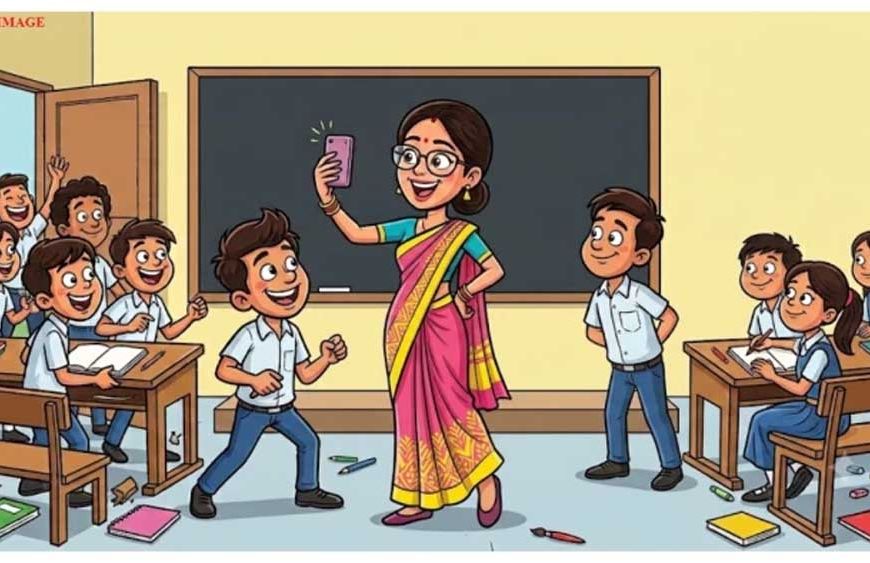 बिलासपुर में शिक्षिका पर आरोप, छात्रों से सोशल मीडिया पर लाइक-फॉलो कराने का दावा