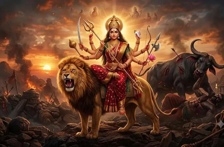 मां दुर्गा के वाहन सिंह-बाघ ही क्यों? जानिए इनके पीछे छिपा धार्मिक और आध्यात्मिक रहस्य