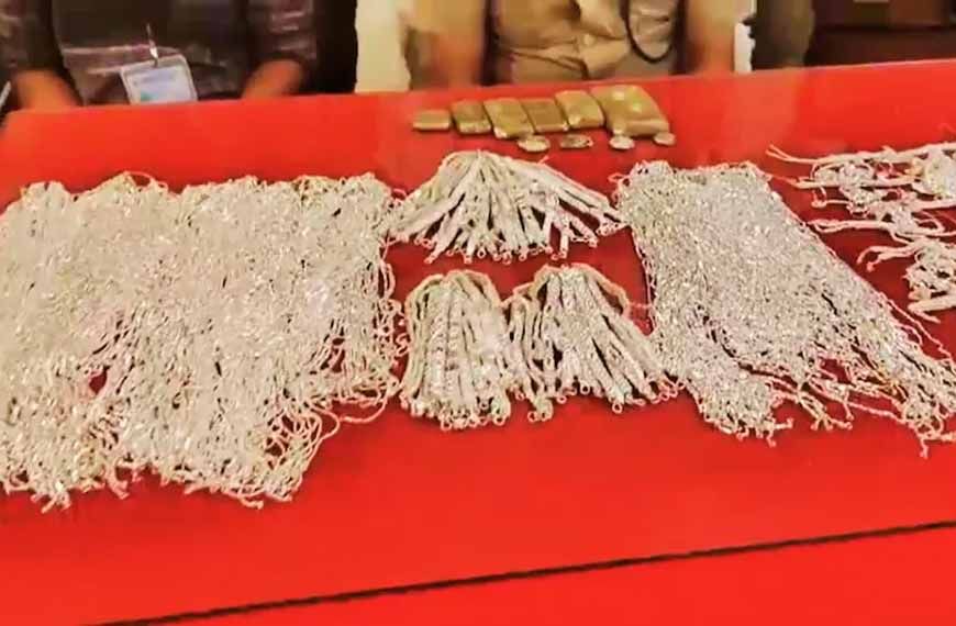 बैग लेकर घूम रहा था शख्स, तलाशी में निकली 36 लाख की चांदी; अफसर भी हैरान