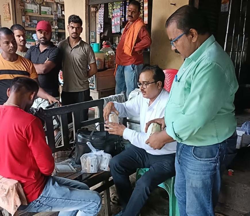 राजनांदगांव में खाद्य प्रतिष्ठानों पर विभाग की छापेमारी, मचा हड़कंप