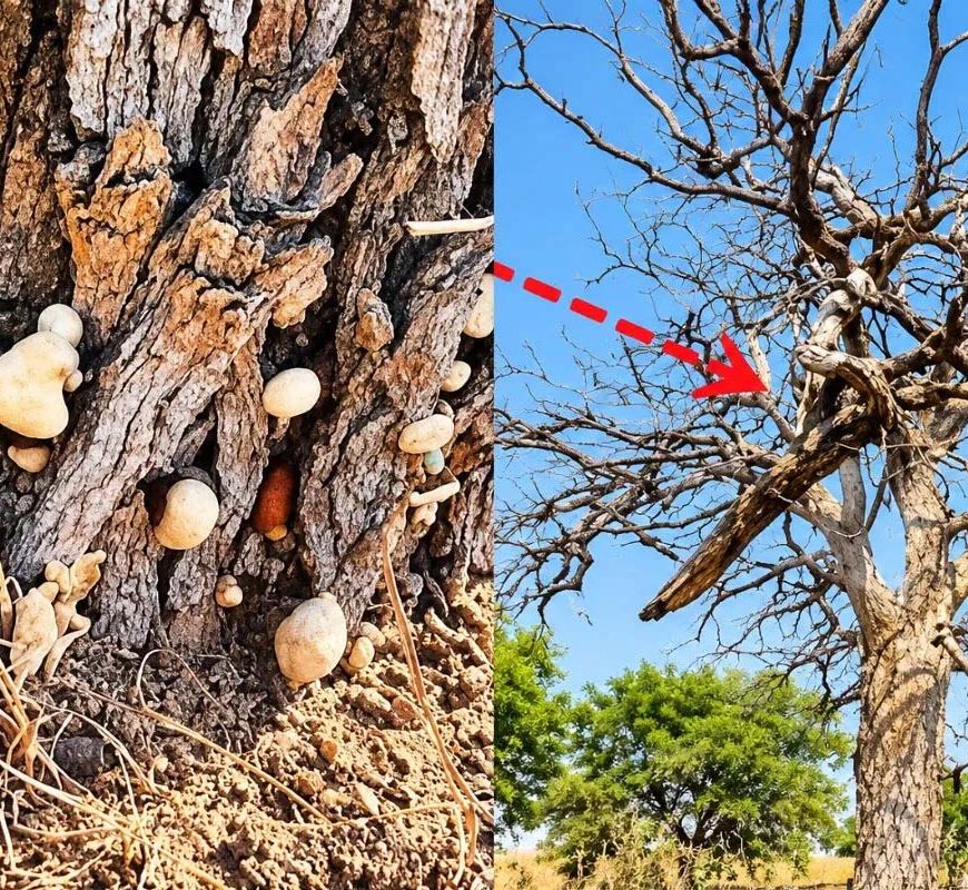 बाड़मेर में संकट में खेजड़ी के पेड़, 50 से ज्यादा वृक्ष सूखे; जड़ों में जमी सफेद परत से चिंता