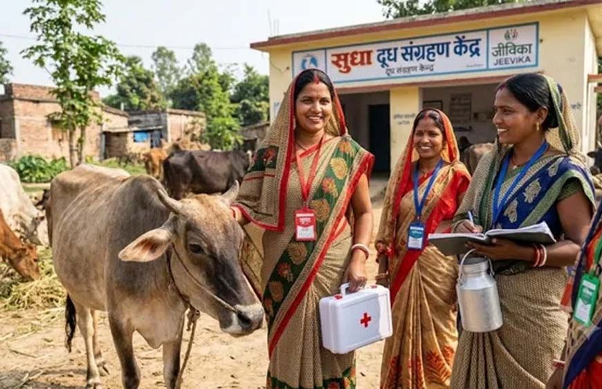 बिहार में 50 लाख दुग्ध उत्पादकों का लक्ष्य, महिलाओं को मिलेगा रोजगार