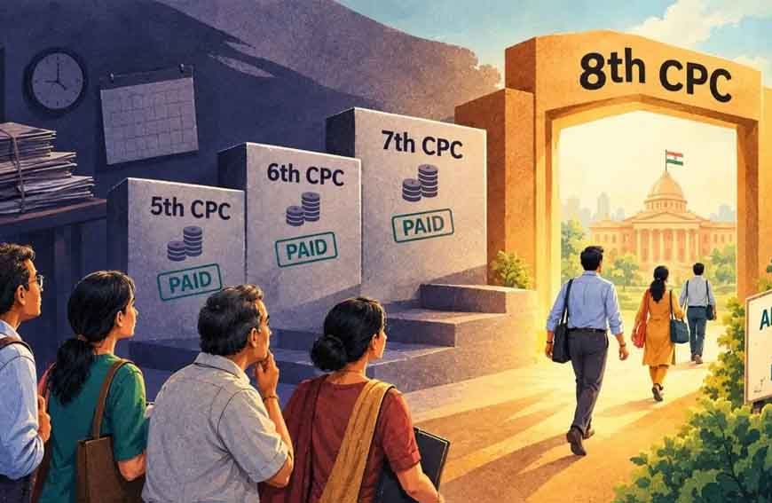 8th Pay Commission: कर्मचारियों को मिलेगा एरियर? 5वें, 6वें और 7वें वेतन आयोग से समझें पूरा गणित