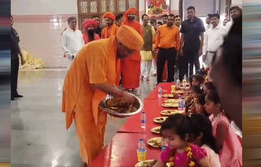महानवमी अनुष्ठान : पांव पखारकर मातृशक्ति का वंदन करेंगे गोरक्षपीठाधीश्वर