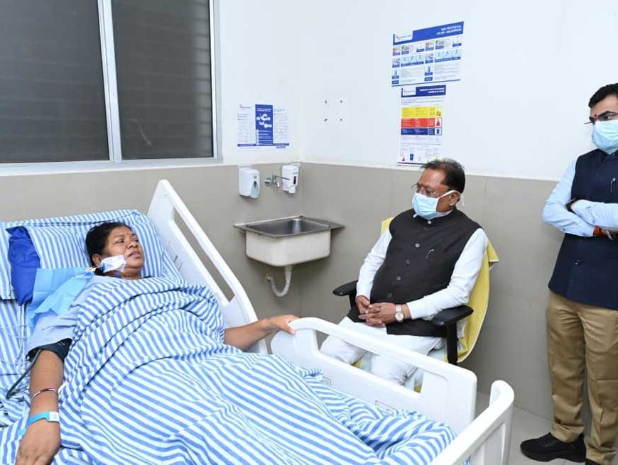 मुख्यमंत्री  विष्णुदेव साय ने विधायक  रायमुनी भगत का जाना कुशलक्षेम : शीघ्र स्वास्थ्य लाभ की कामना की