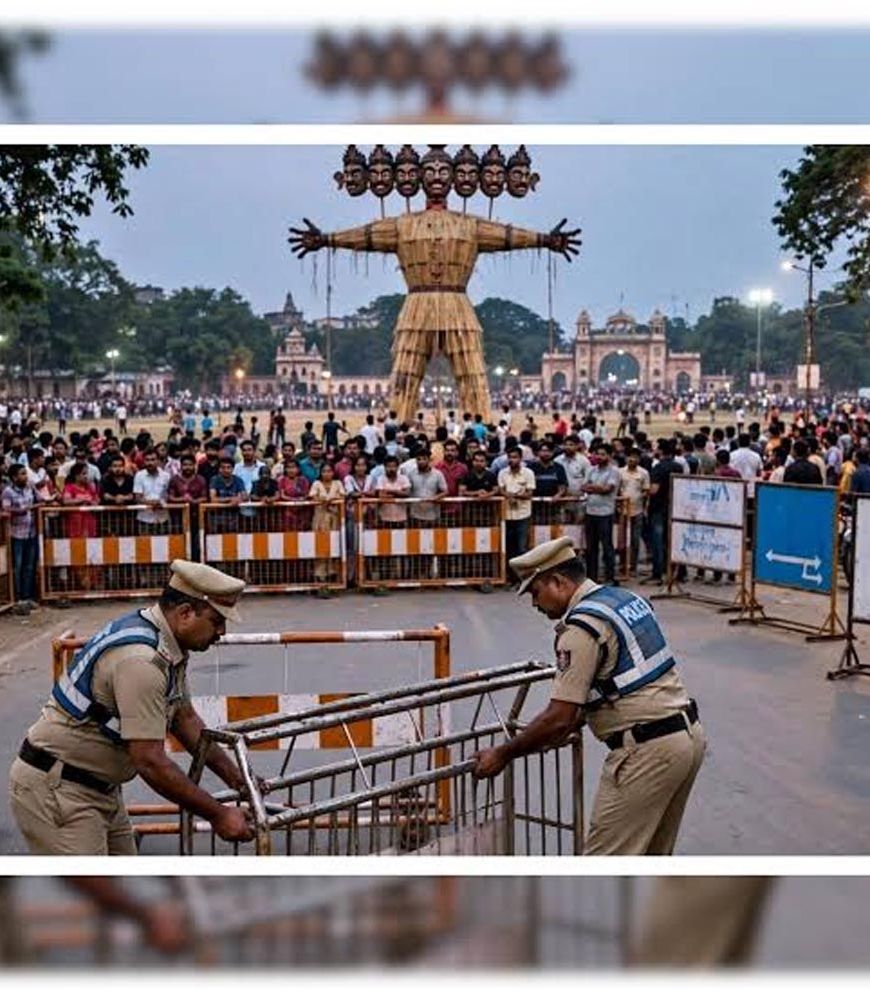 पटना में 20 अक्टूबर को रावण वध पर ट्रैफिक अलर्ट, सुबह 11 बजे से गांधी मैदान के रास्ते बंद